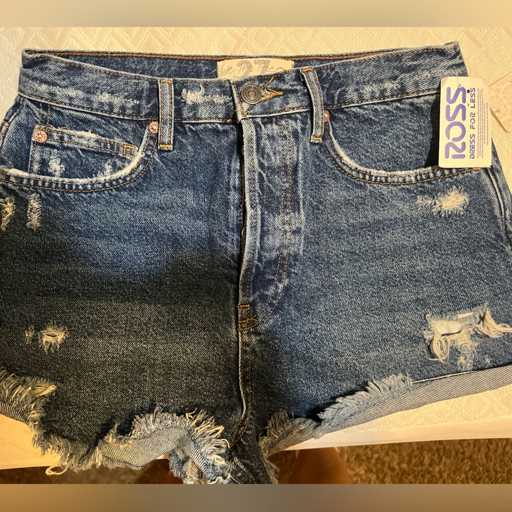 Blue Denim Short shorts
